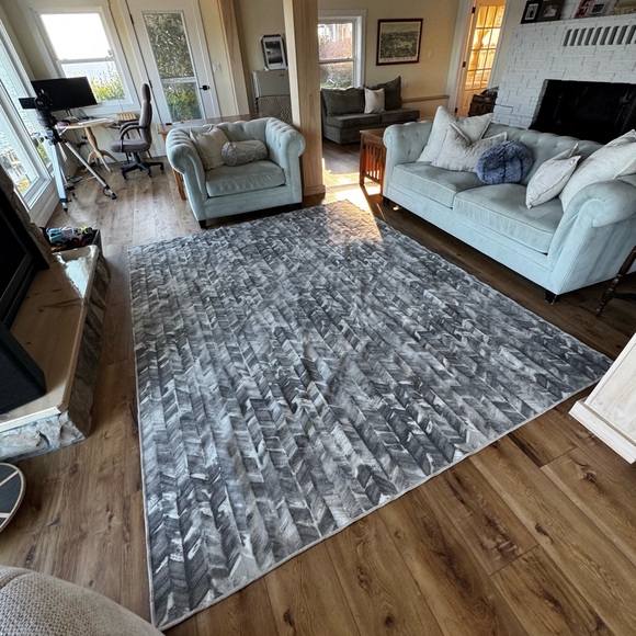 Ruggable COVER ONLY Gray Rug 8 x 10 EUC - Picture 1 of 4
